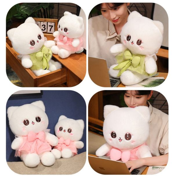 Cute Cat Plush Princess Dress Designer Toy Body Pillow Fluffy Bedroom Gift Celebration - Image 6