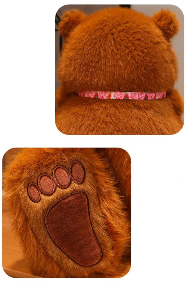 Cute Plush Bear Celebration Gift Bedroom Body Pillow Warm Toys for Kids - Image 10