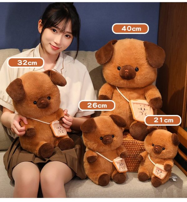 Cute dog stuffed animal soft toy gift fluffy peace of mind picture book interior kids toy - Image 2