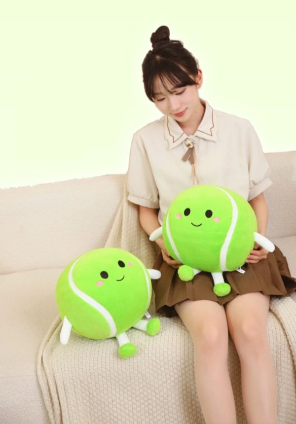 Cute sports netball plush toy for children, body pillow, cushion, interior decoration - Image 2