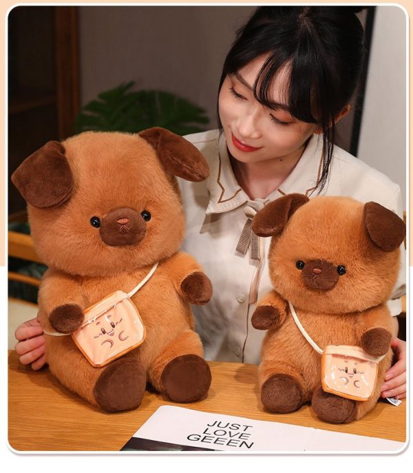 Cute dog stuffed animal soft toy gift fluffy peace of mind picture book interior kids toy - Image 8