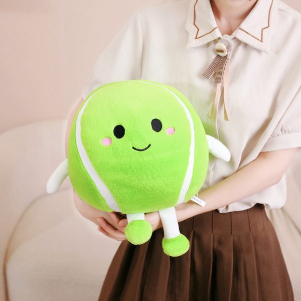 Cute sports netball plush toy for children, body pillow, cushion, interior decoration - Image 3