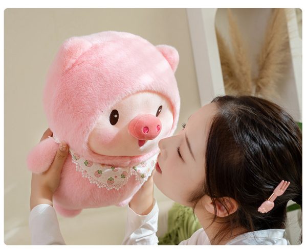 Cute pink pig-shaped stuffed animal, big body pillow, toy, gift, present, bedding, interior - Image 12
