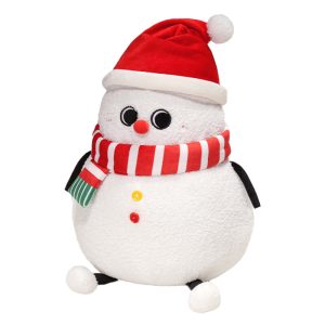 Christmas stuffed animal, Santa, snowman, realistic body pillow, stylish interior, gift, present, various uses