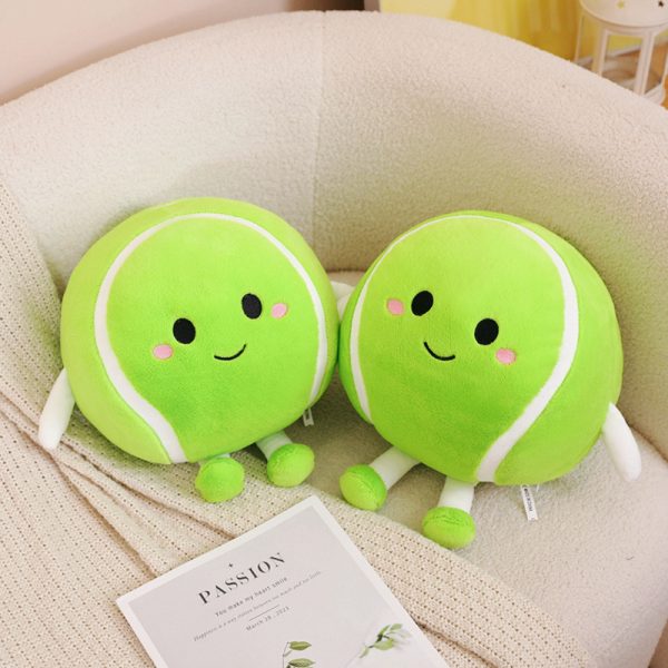 Cute sports netball plush toy for children, body pillow, cushion, interior decoration - Image 5