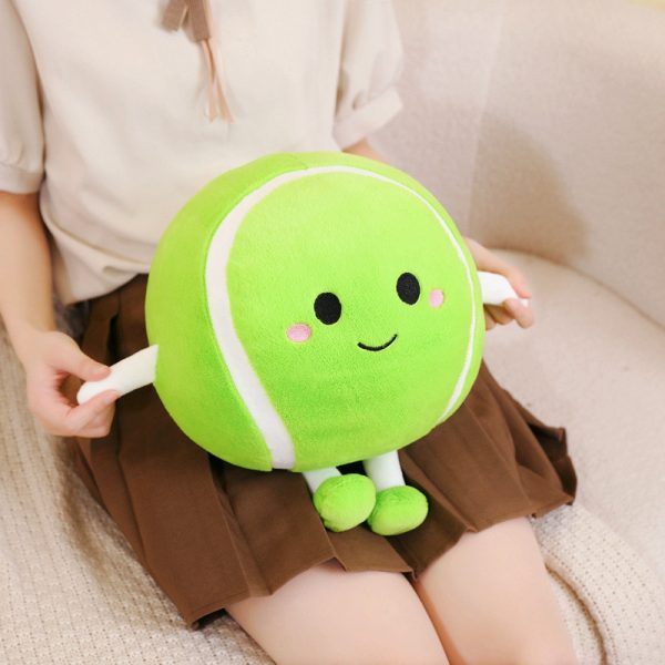 Cute sports netball plush toy for children, body pillow, cushion, interior decoration - Image 4