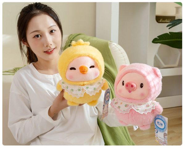 Cute pink pig-shaped stuffed animal, big body pillow, toy, gift, present, bedding, interior - Image 13
