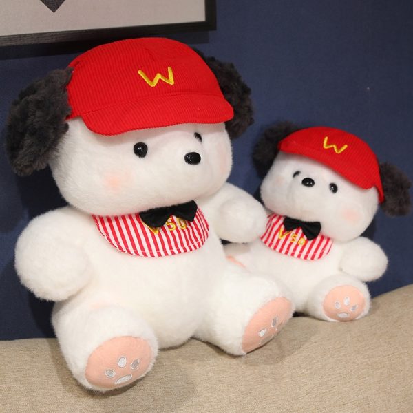 Cute dog stuffed animal body pillow cartoon design gift present fluffy interior - Image 4