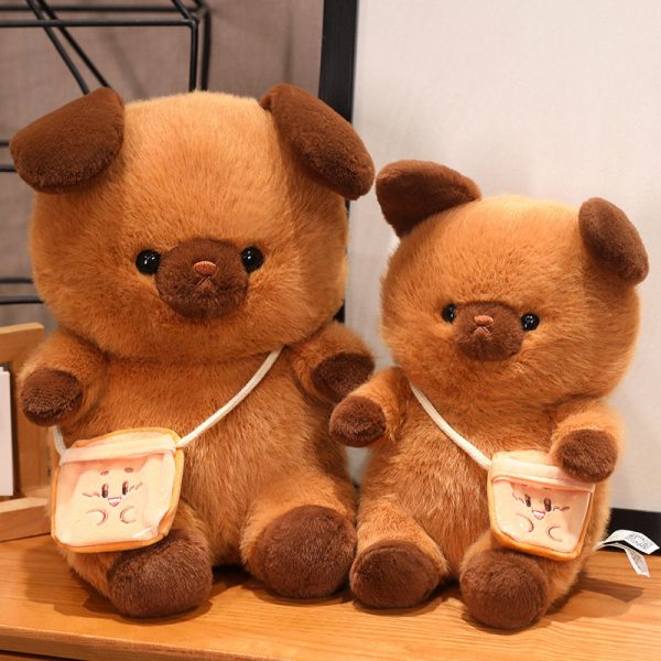 Cute dog stuffed animal soft toy gift fluffy peace of mind picture book interior kids toy - Image 3
