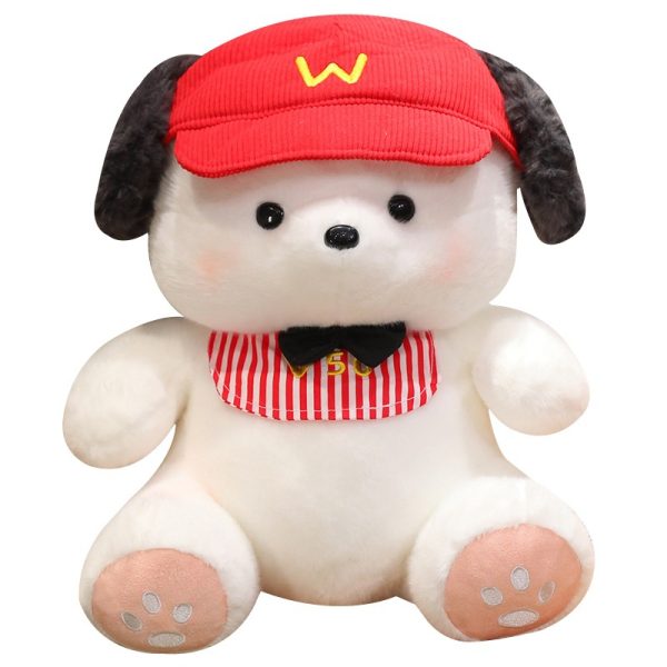 Cute dog stuffed animal body pillow cartoon design gift present fluffy interior