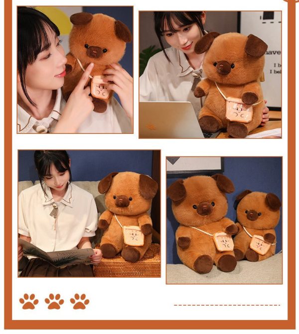 Cute dog stuffed animal soft toy gift fluffy peace of mind picture book interior kids toy - Image 6
