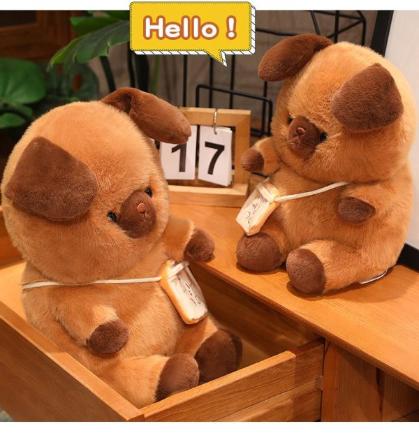 Cute dog stuffed animal soft toy gift fluffy peace of mind picture book interior kids toy - Image 9